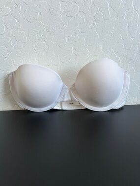 White Strapless Maidenform Molded Cup 34B Bra - Women Intimates & Sleepwear